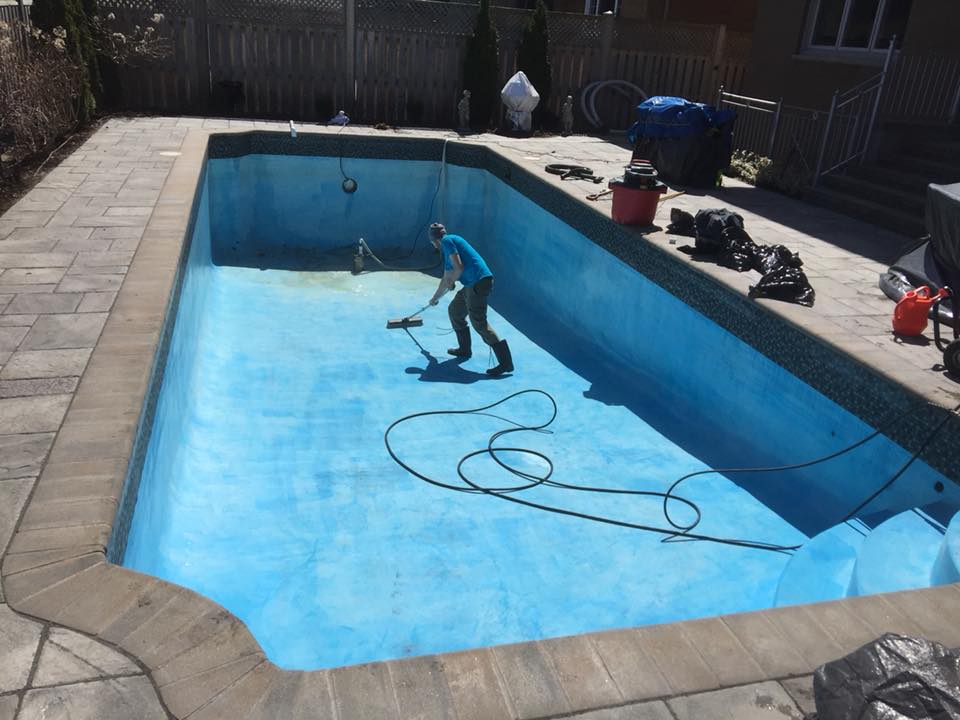 acid wash gunite pool